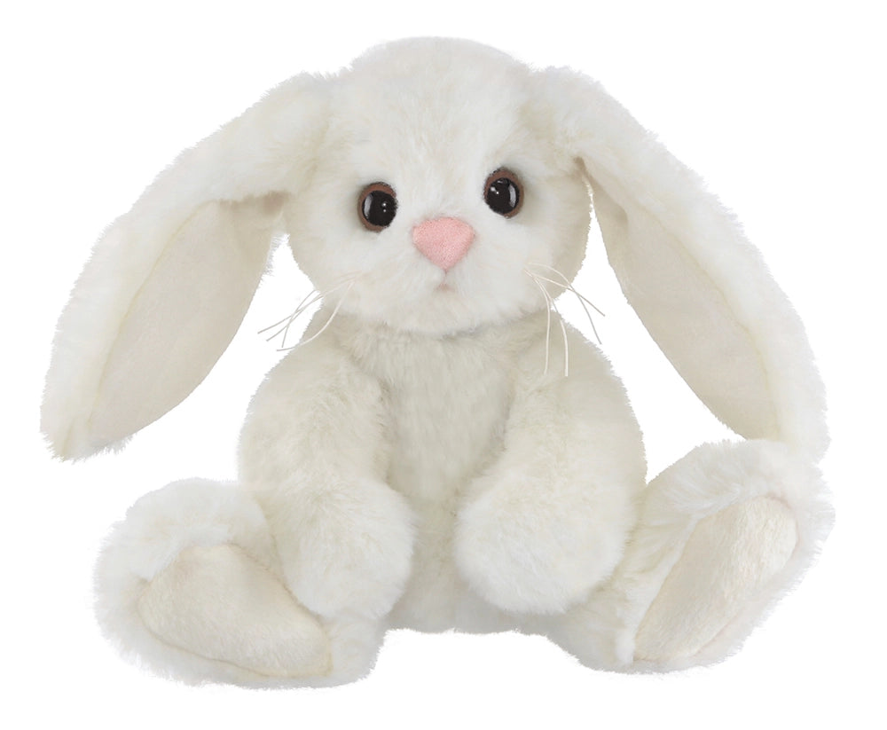 Bearington Lil’ Whisker White Bunny – 6.5” Plush Stuffed Animal | Small Bunny Plush Toy for Kids & Babies Lichi Gifts