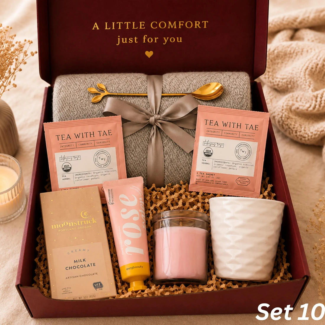 A Little Comfort Gift Box — Soothing Care Set Lichi Gifts