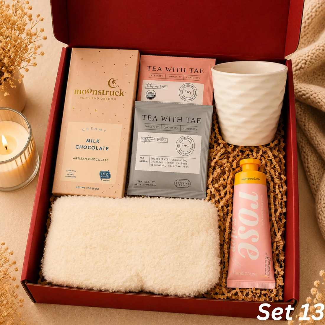 Cozy Treat Gift Box — Tea & Comfort Set Lichi Gifts