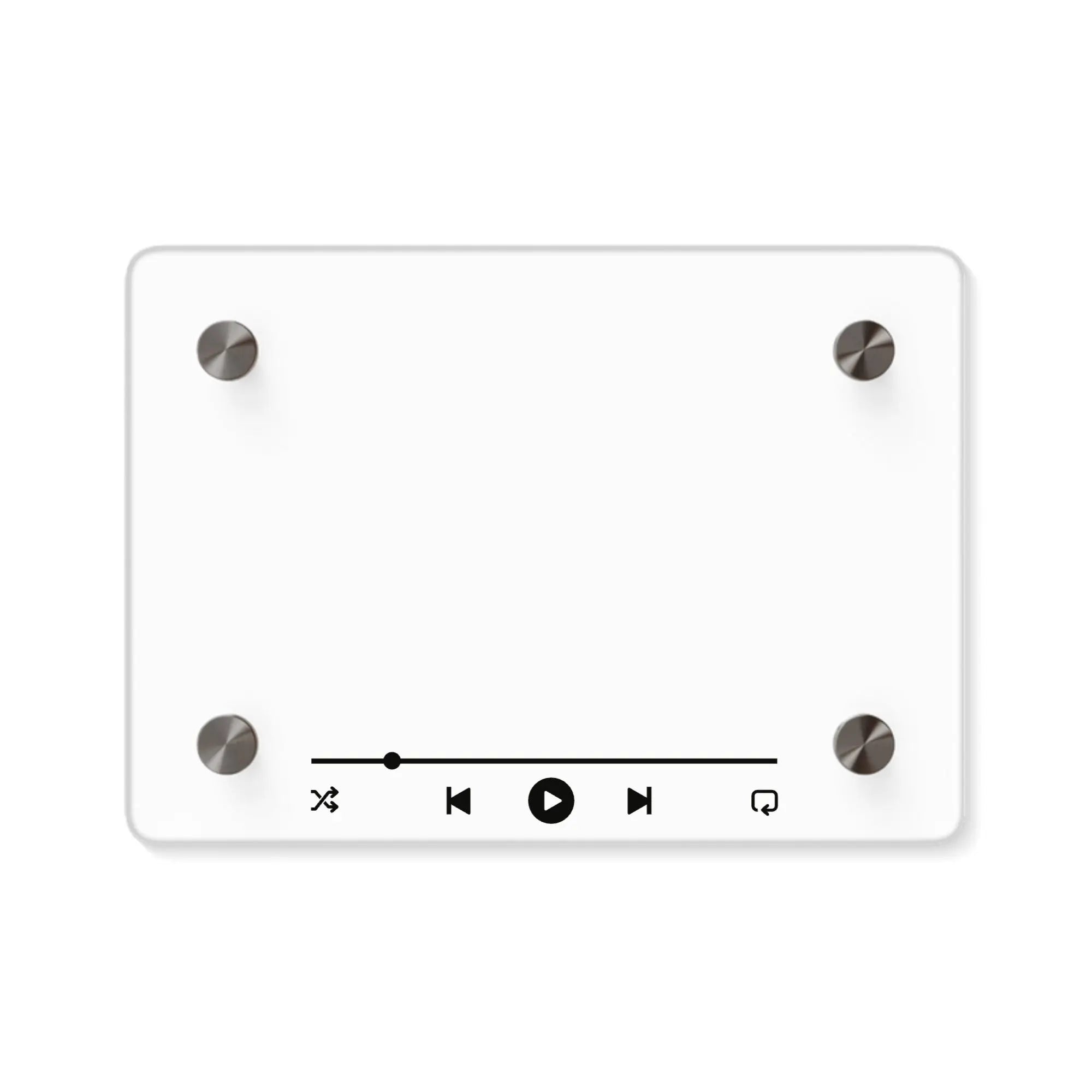 Custom “Our Wedding Song” Acrylic Wall Art Panel printify