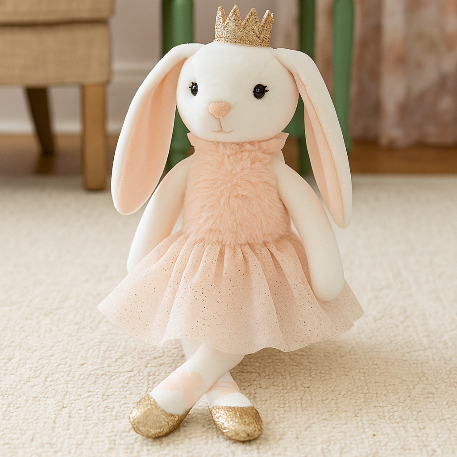 Bearington Brise the Ballerina Bunny – 16” Stuffed Animal Plush Doll with Gift Box | Perfect Dance Recital & Birthday Gift for Girls Lichi Gifts
