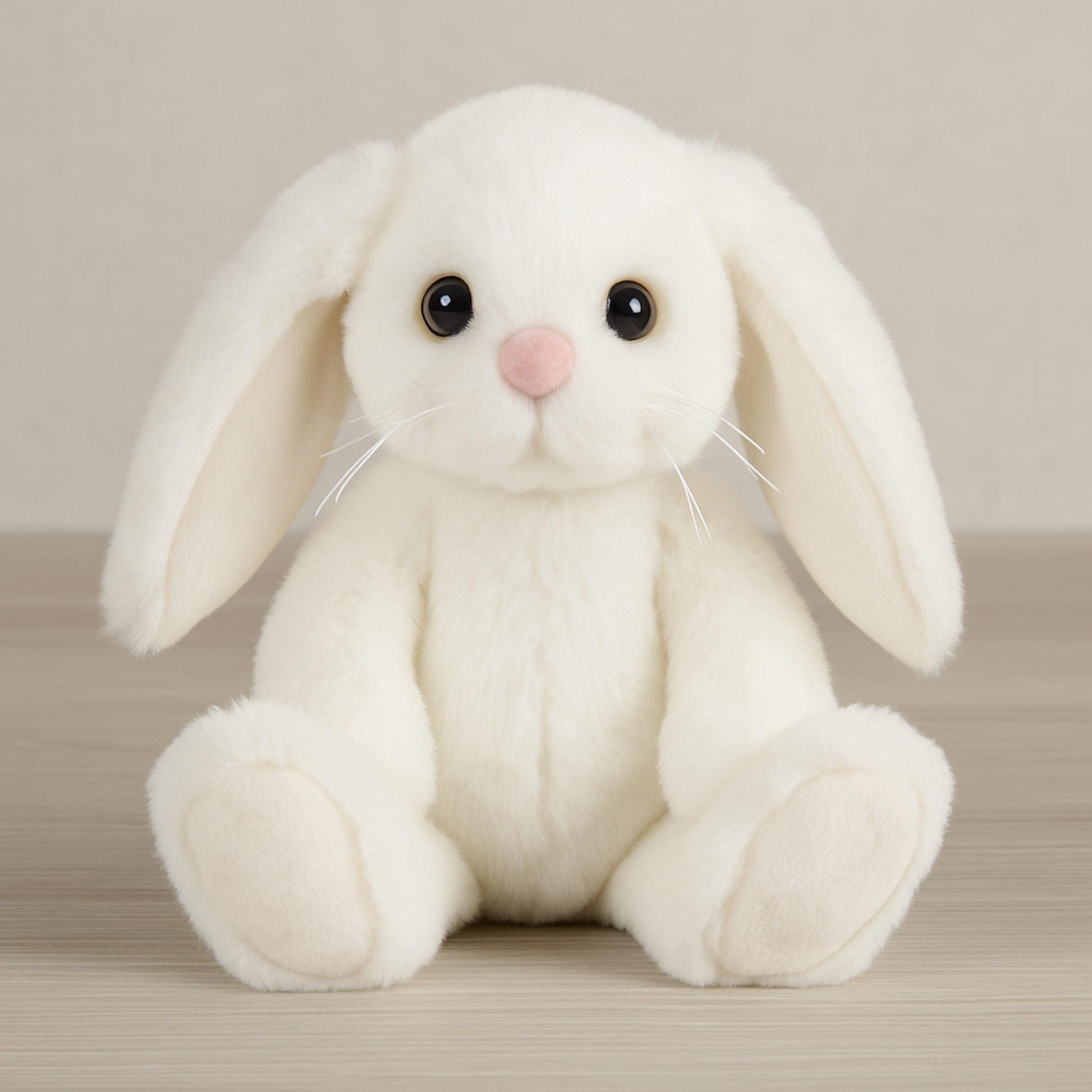 Bearington Lil’ Whisker White Bunny – 6.5” Plush Stuffed Animal | Small Bunny Plush Toy for Kids & Babies Lichi Gifts