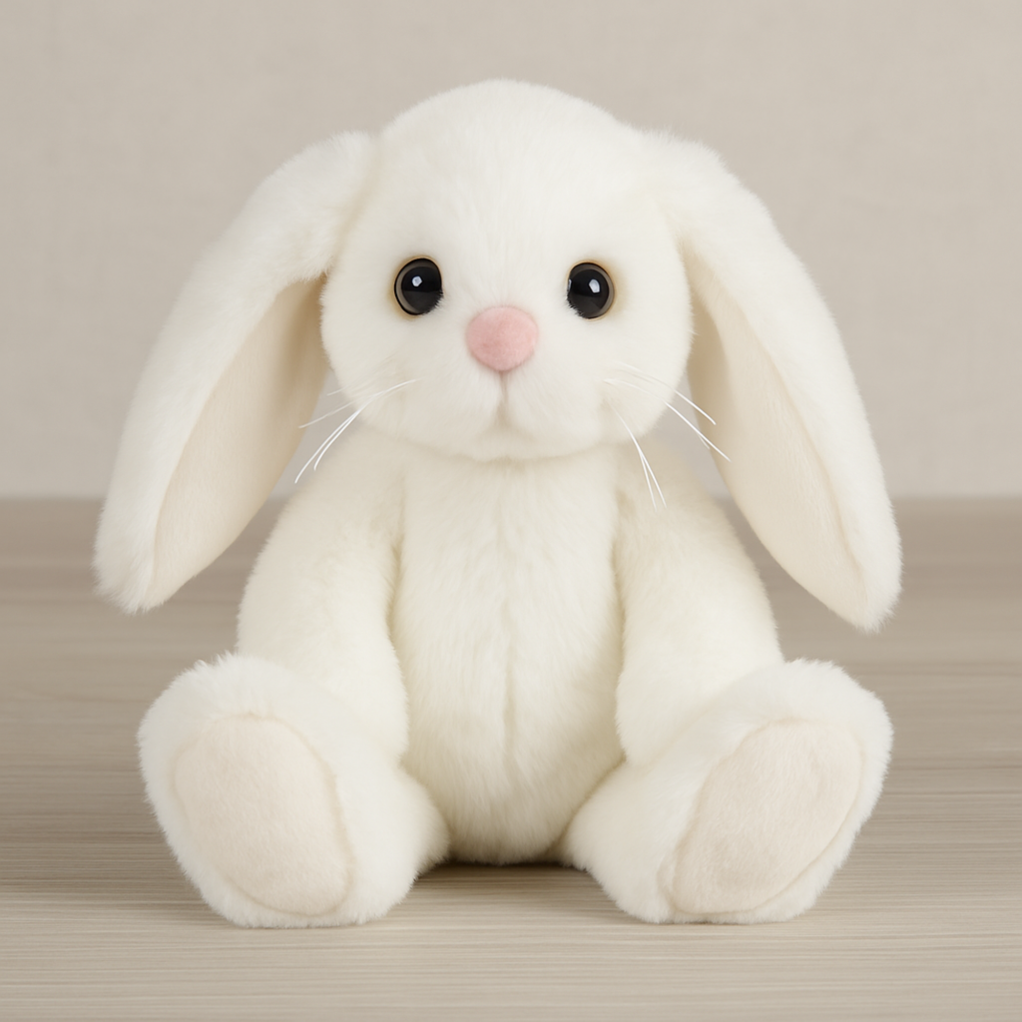 Bearington Lil’ Whisker White Bunny – 6.5” Plush Stuffed Animal | Small Bunny Plush Toy for Kids & Babies Lichi Gifts