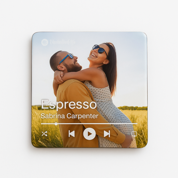 Personalized Our Favorite Song Square Magnet - Our Favorite Song Gift Custom Song Square Mag - Song Magnet Music Lover Magnet
