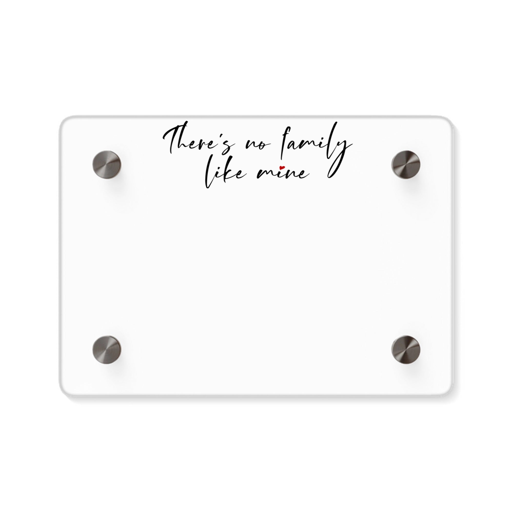 Custom Acrylic Wall Art Panel – “There’s No Family Like Mine” Crossword