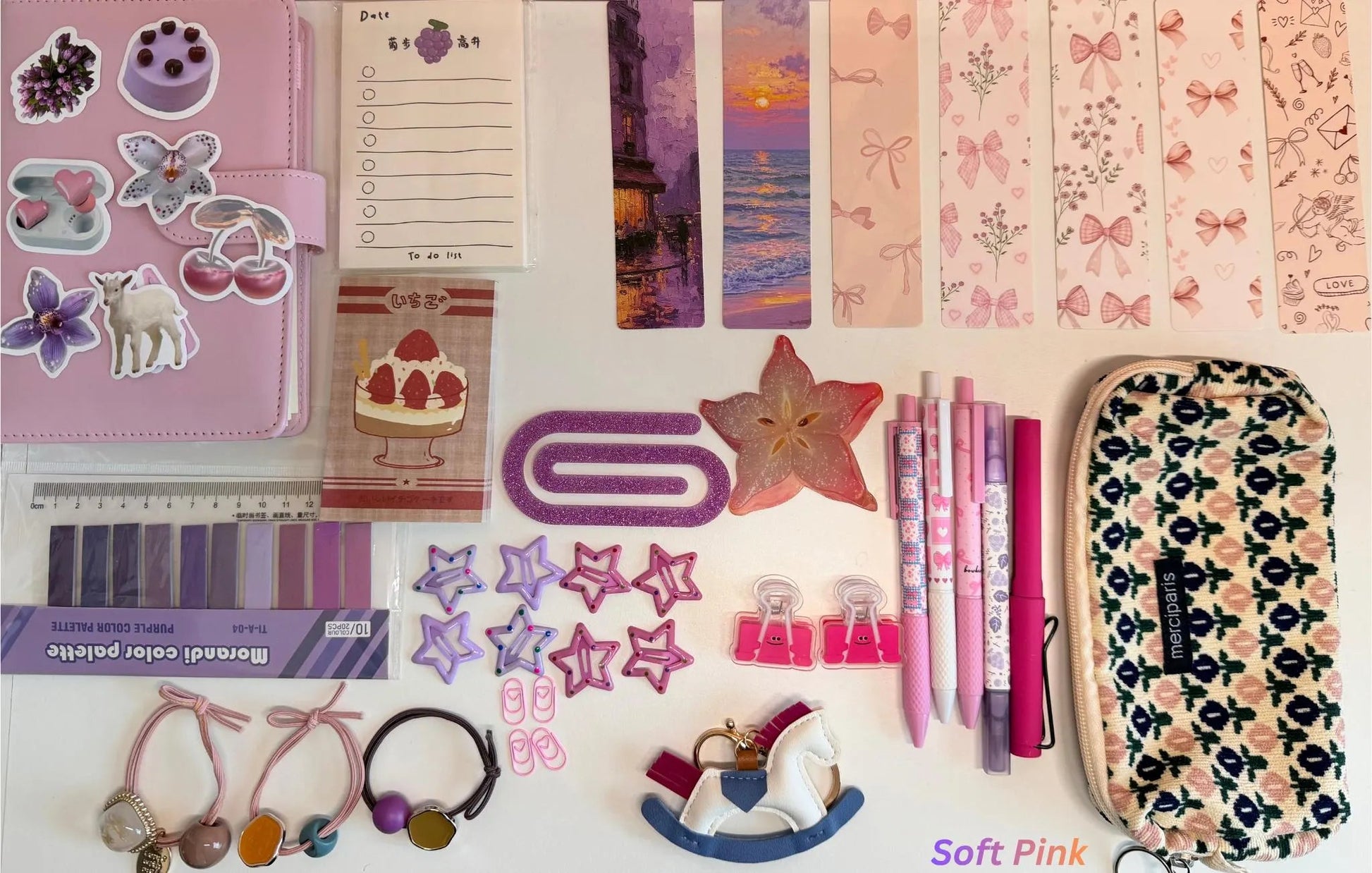 Bookish Stationery Self-Care Bundle, Journaling Supplies, Mystery Gift Box Lichi Gifts