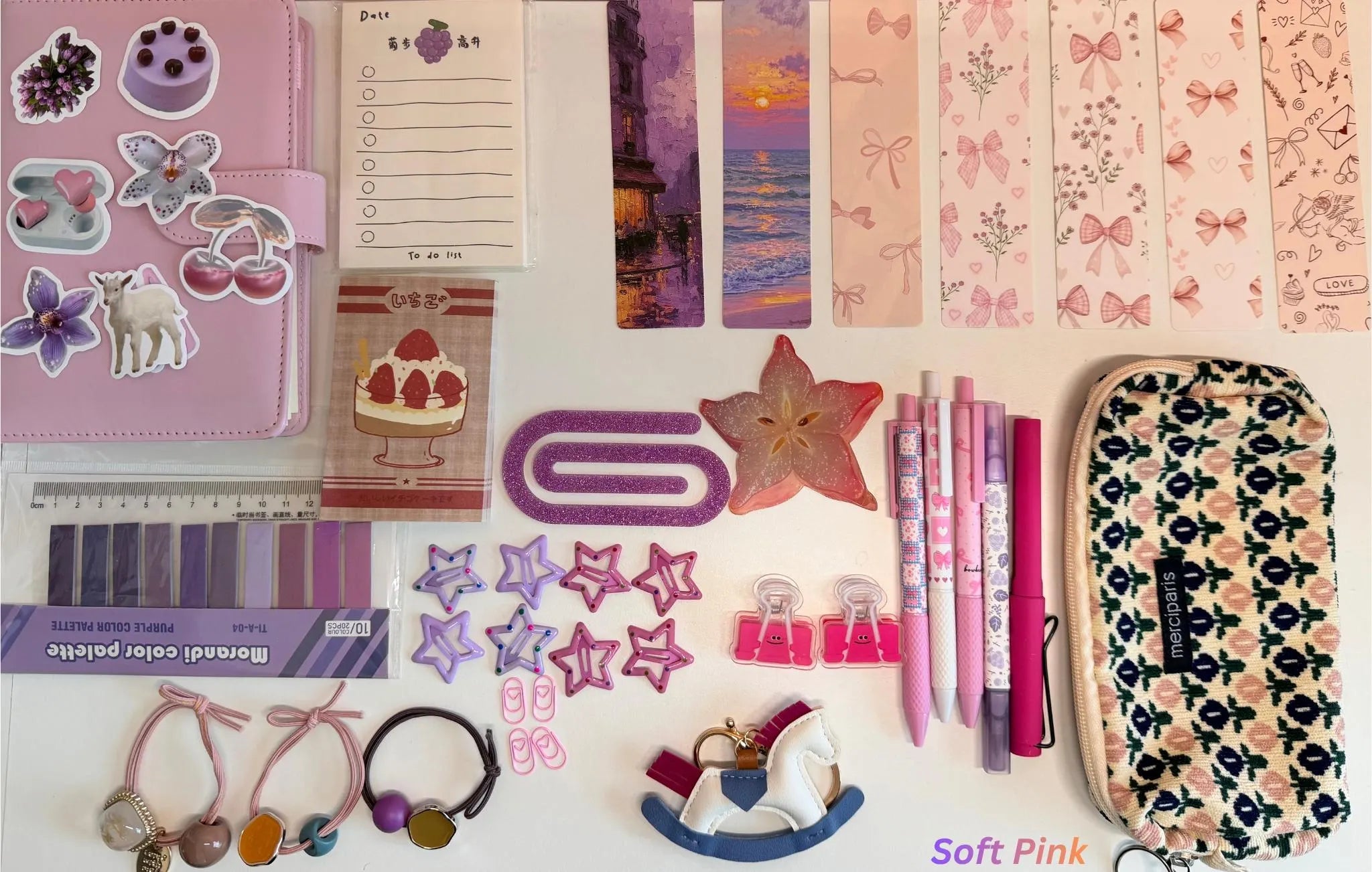 Bookish Stationery Self-Care Bundle, Journaling Supplies, Mystery Gift Box Lichi Gifts