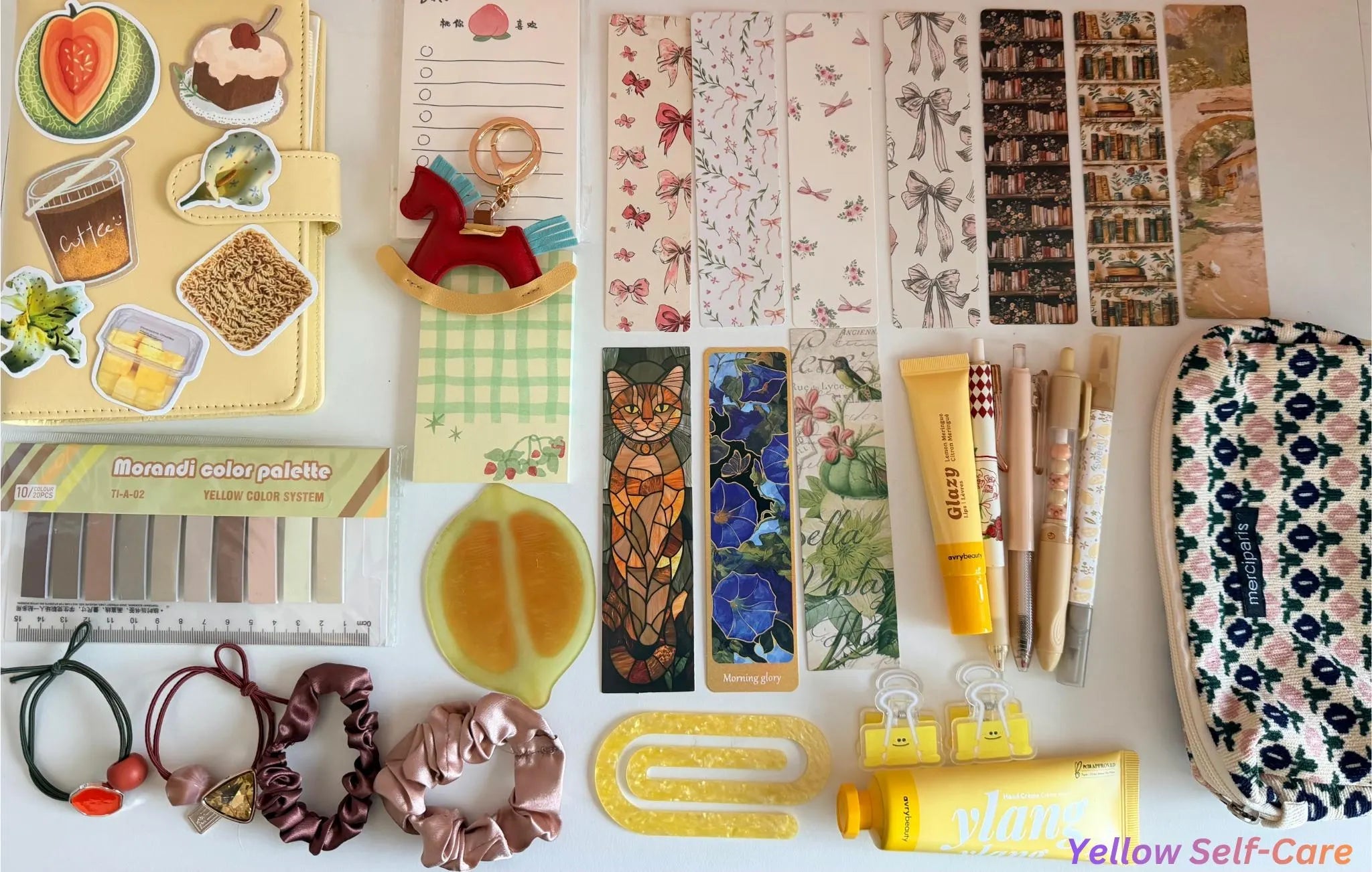 Bookish Stationery Self-Care Bundle, Journaling Supplies, Mystery Gift Box Lichi Gifts