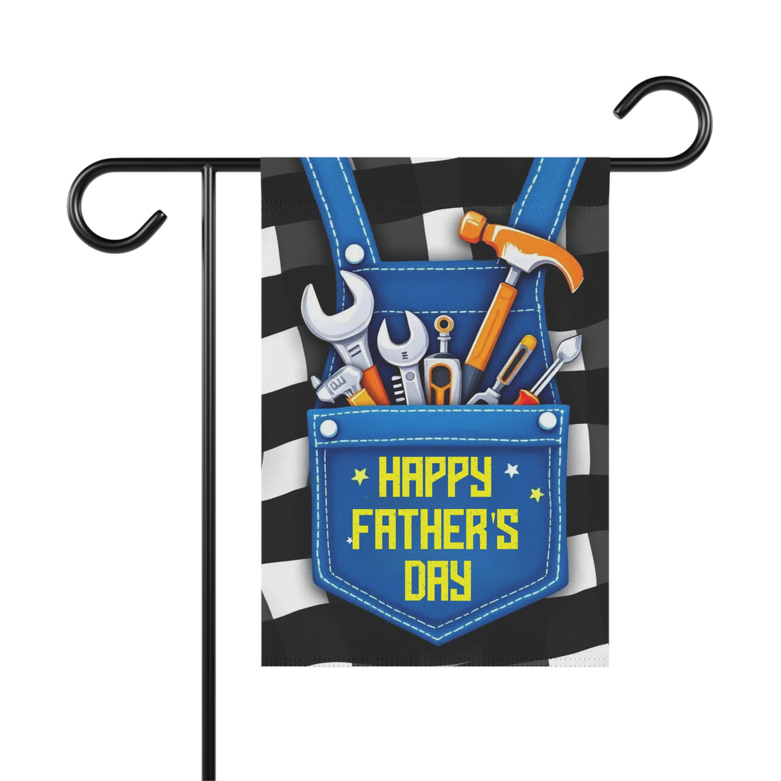 Happy Father's Day Garden Banner, Outdoor Decor, Father's Day Gifts, Garden Decor, Tool Theme Banner
