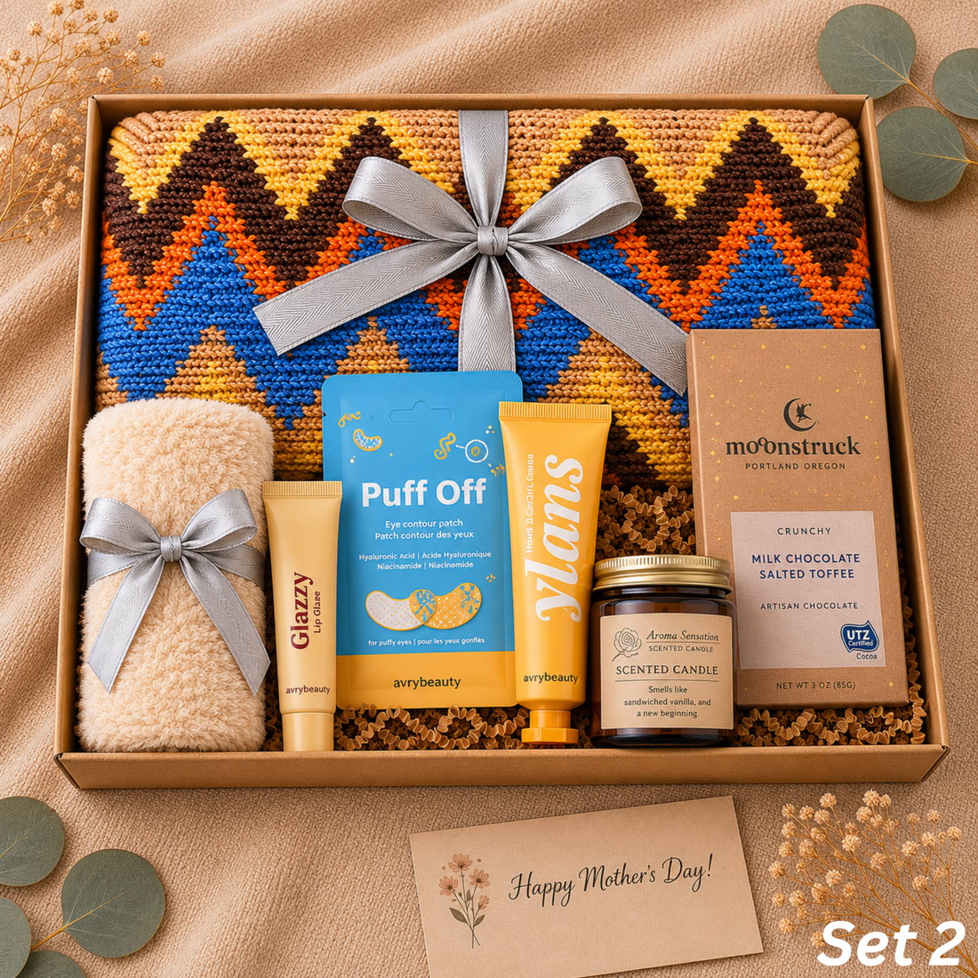 Mother's Day Pamper Gift Box — Cozy Self-Care Set Lichi Gifts