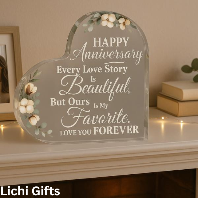 Anniversary Wedding Acrylic Plaque Lichi Gifts