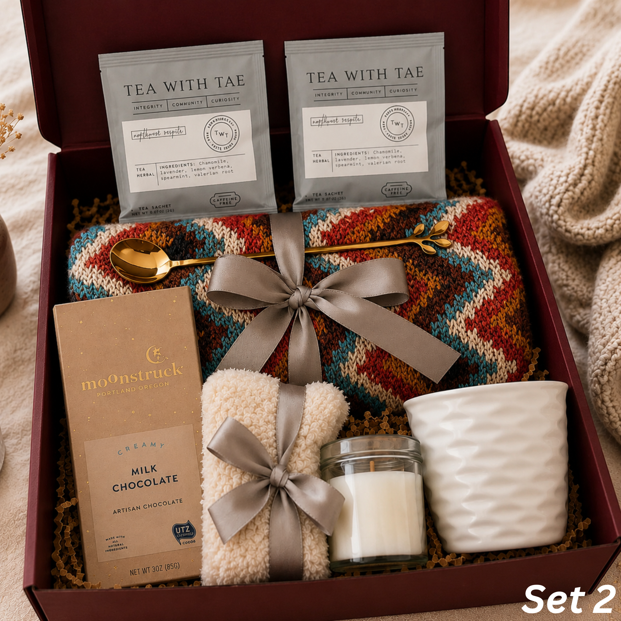 Cozy Care Gift Box — Multicolor Comfort & Relaxation Set Lichi Gifts