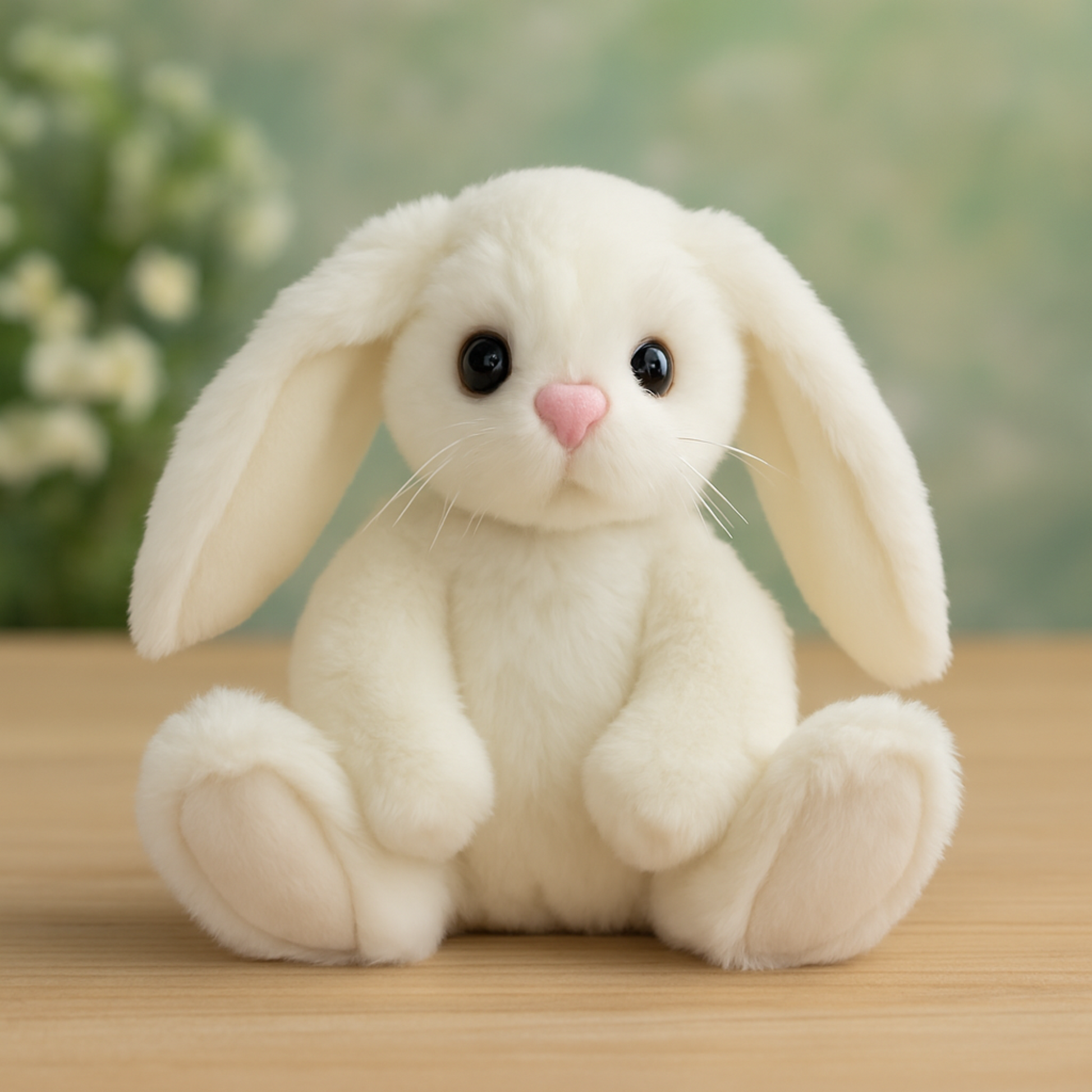 Bearington Lil’ Whisker White Bunny – 6.5” Plush Stuffed Animal | Small Bunny Plush Toy for Kids & Babies Lichi Gifts