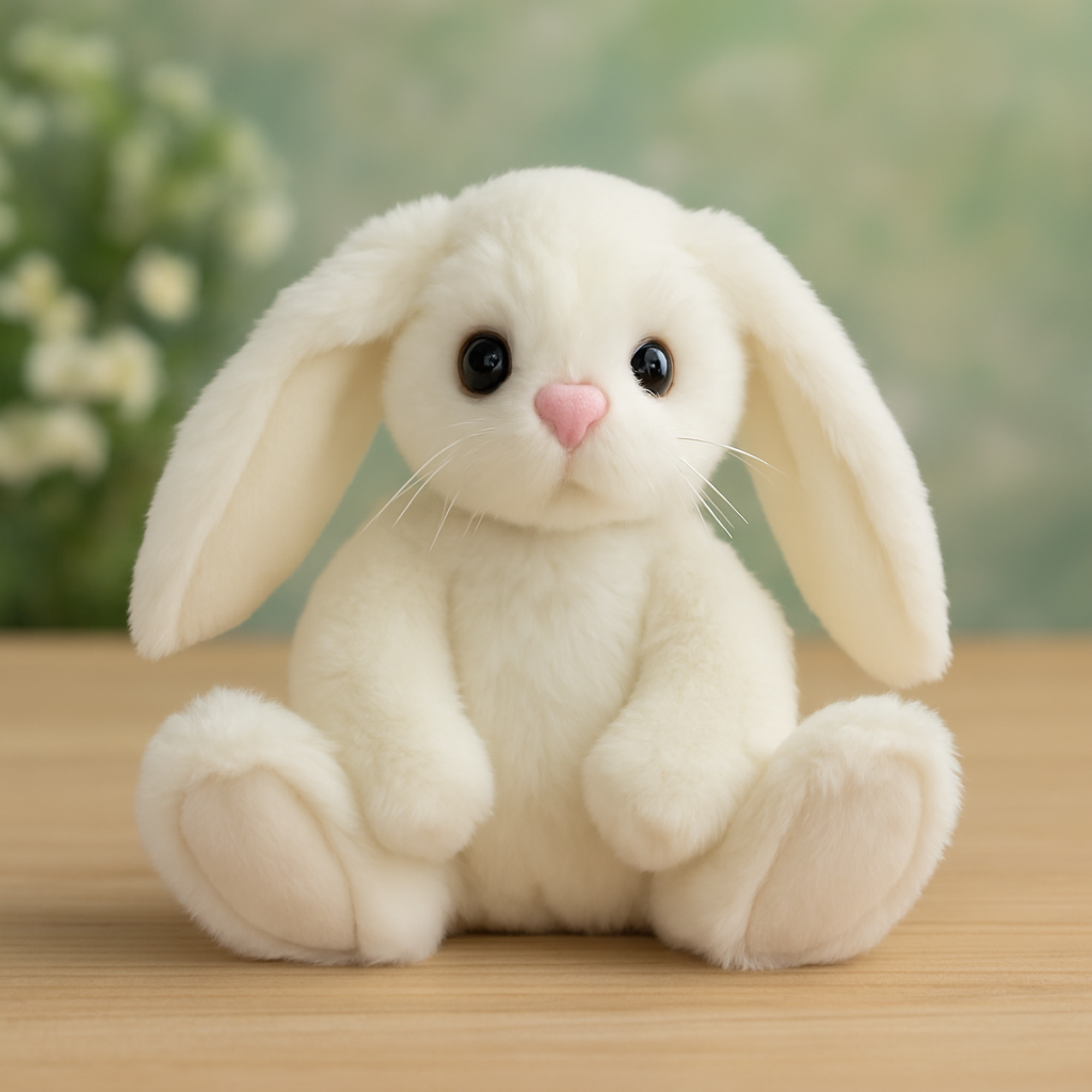 Bearington Lil’ Whisker White Bunny – 6.5” Plush Stuffed Animal | Small Bunny Plush Toy for Kids & Babies Lichi Gifts