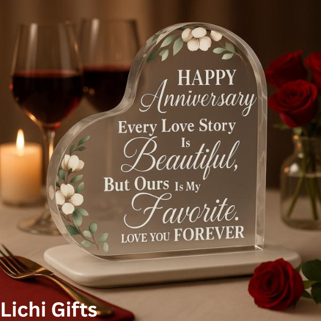Anniversary Wedding Acrylic Plaque Lichi Gifts