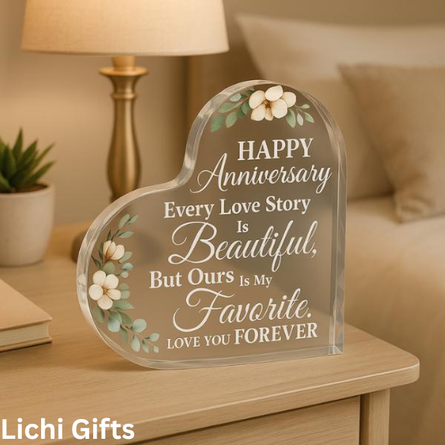Anniversary Wedding Acrylic Plaque Lichi Gifts