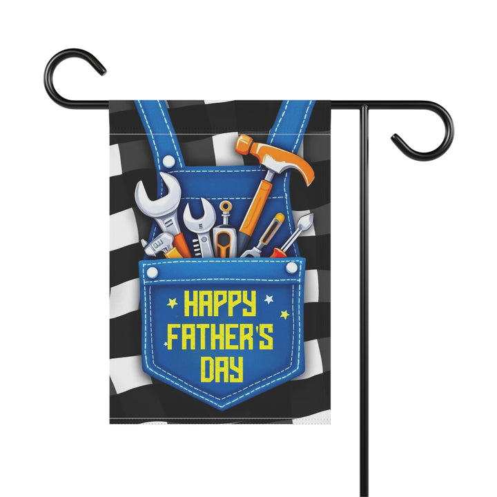 Happy Father's Day Garden Banner, Outdoor Decor, Father's Day Gifts, Garden Decor, Tool Theme Banner