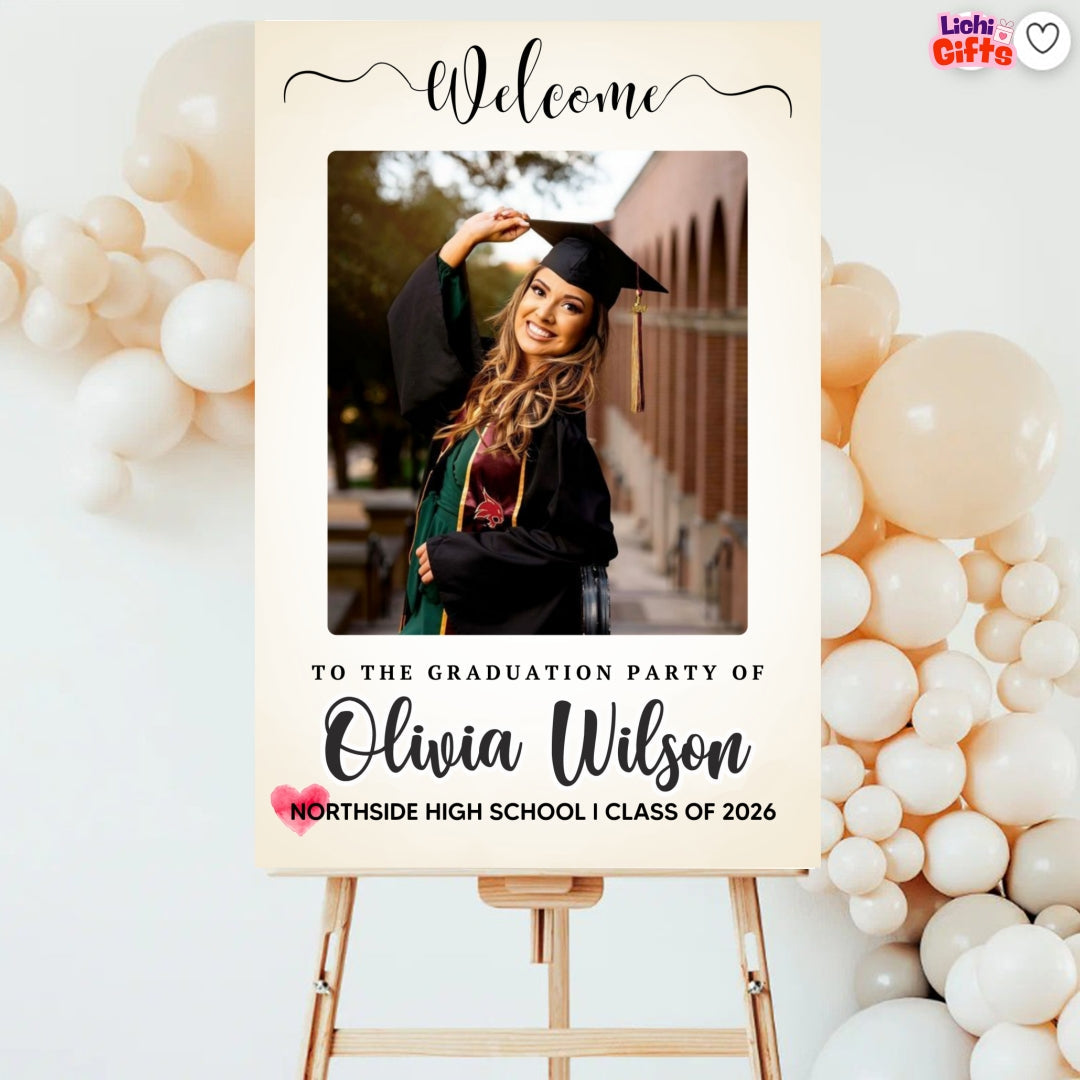 Personalized Welcome to the  Graduation Party customall