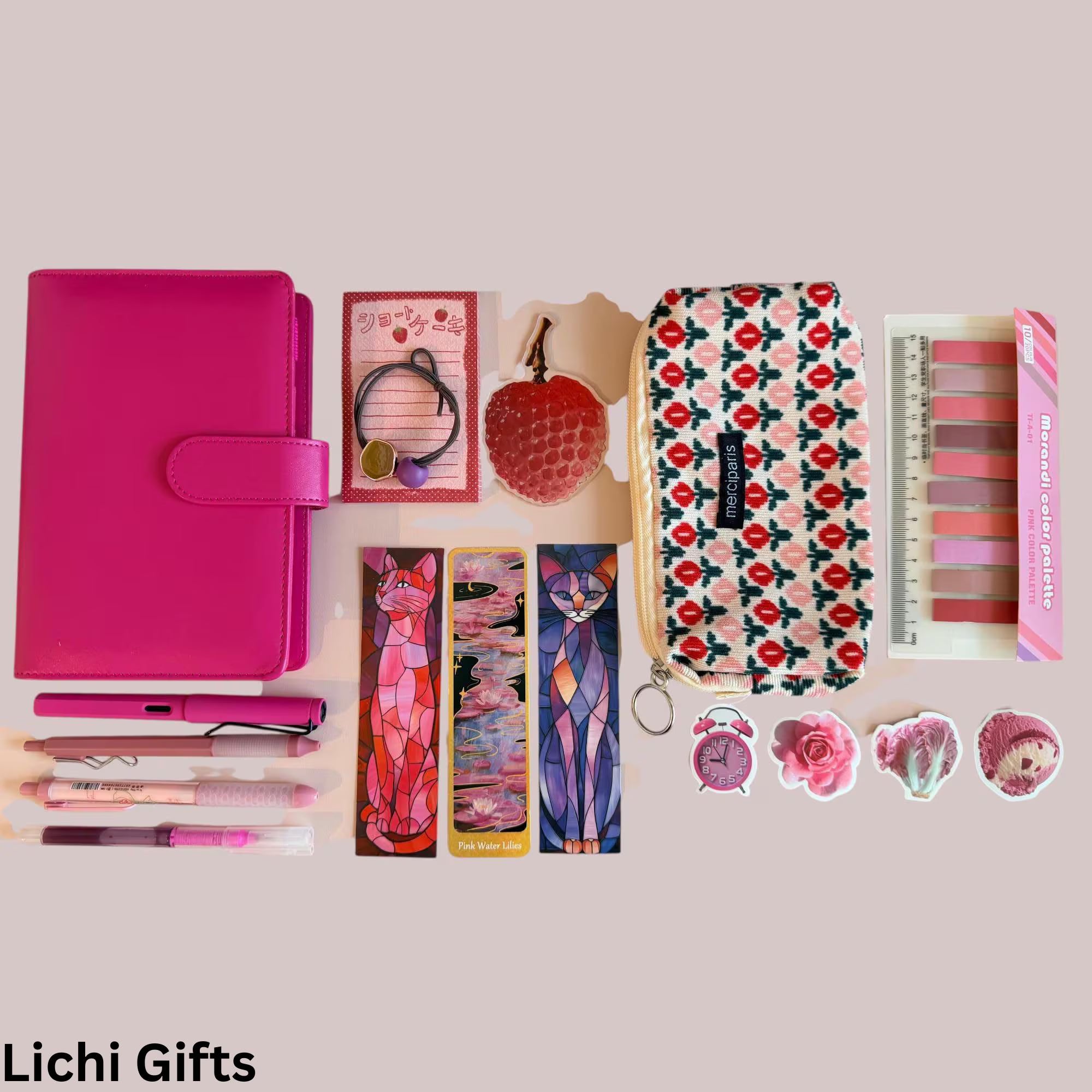 Bookish Bundle Book Box, Stationary Gift for Book Lovers, Reading Accessories for Bookworms, Romance Readers, Bookish Bundle Lichi Gifts