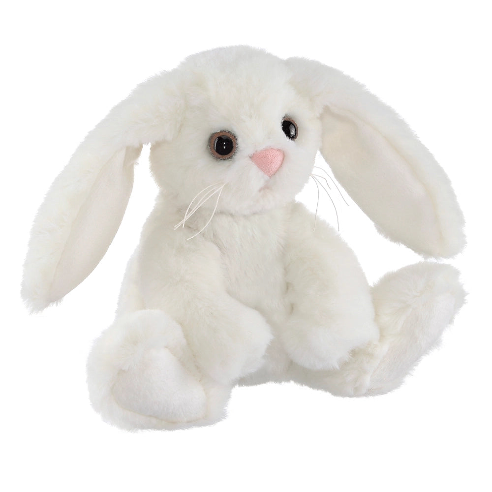 Bearington Lil’ Whisker White Bunny – 6.5” Plush Stuffed Animal | Small Bunny Plush Toy for Kids & Babies Lichi Gifts