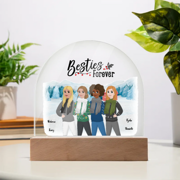 Acrylic Dome Plaque Christmas