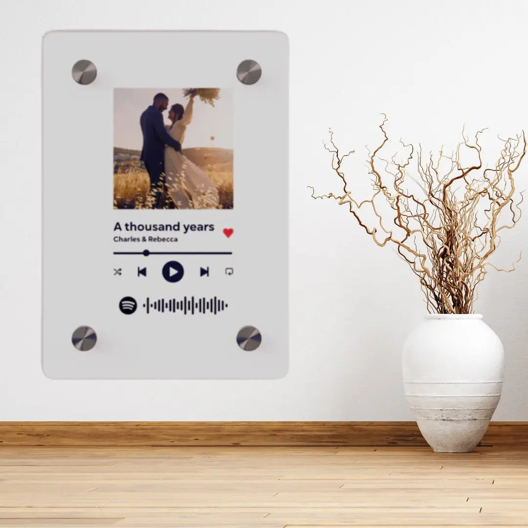 Custom Spotify-Style Acrylic Wall Art Panel printify