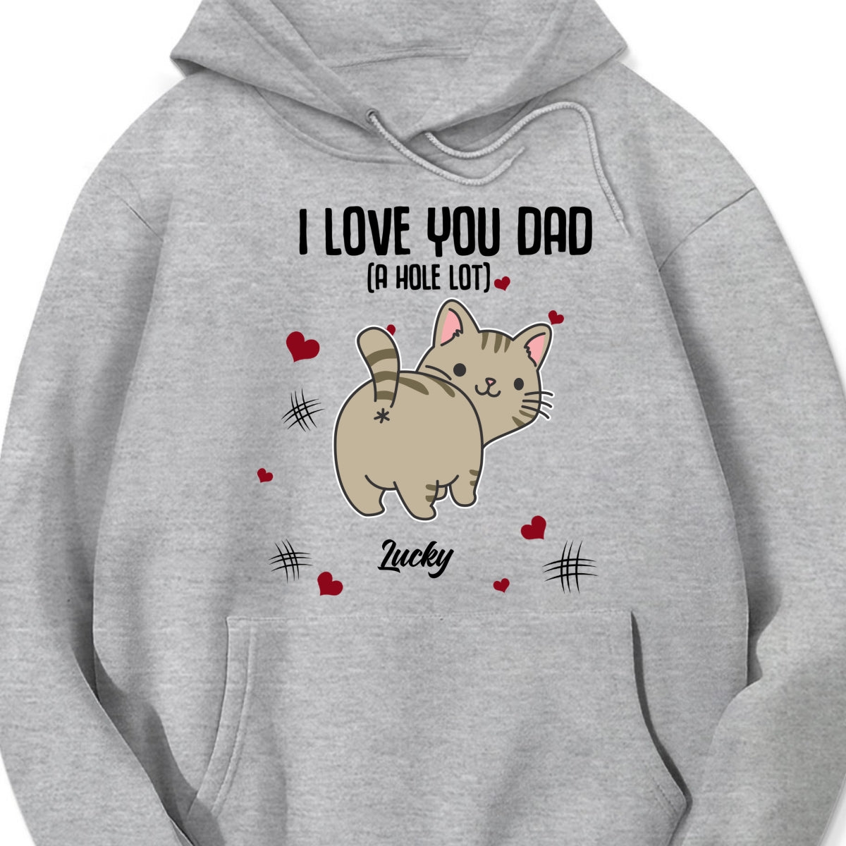 Cat Dad Love You A hole Lot Personalized t shirt customall