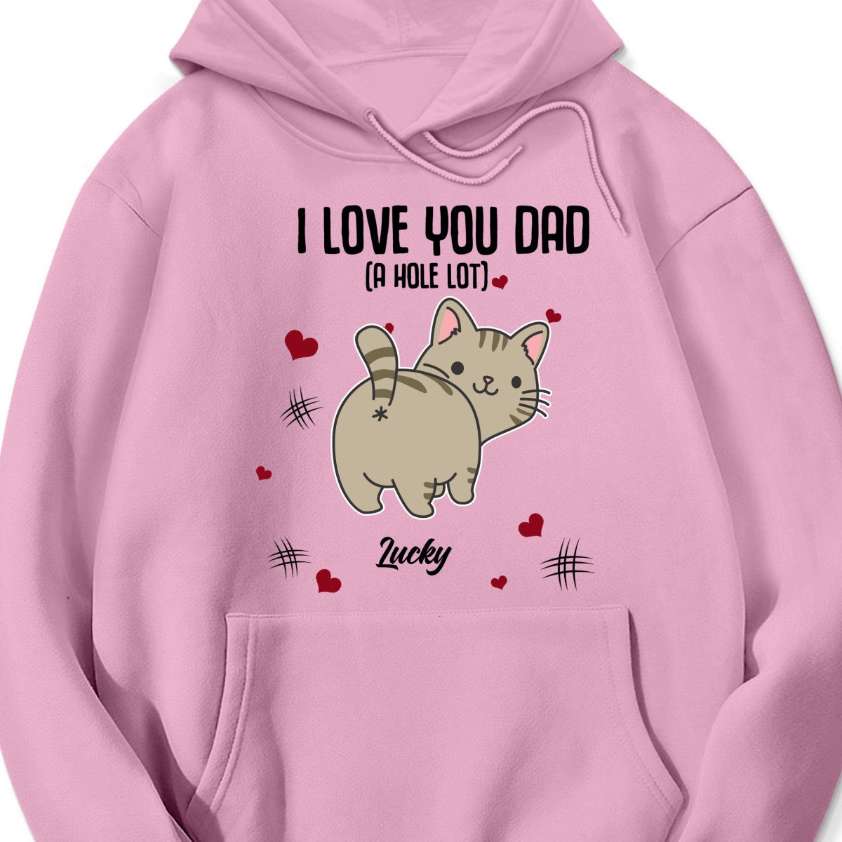 Cat Dad Love You A hole Lot Personalized t shirt customall
