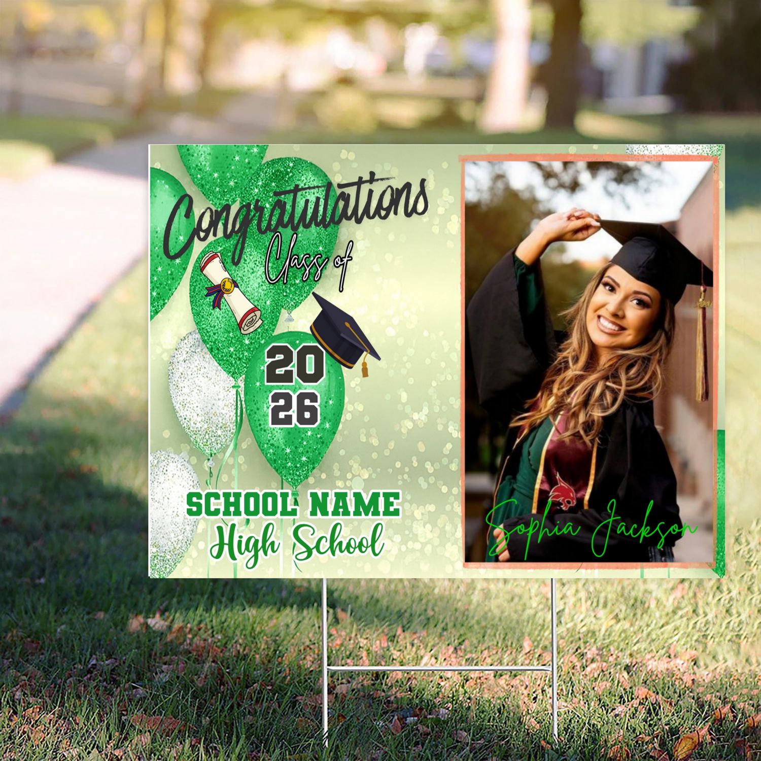Personalized Graduation 2026 Yard Sign customall