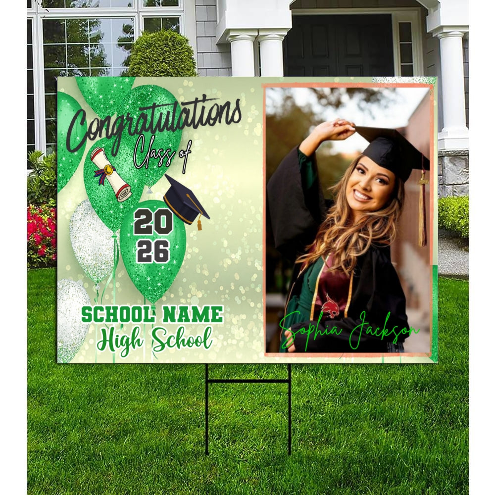 Personalized Graduation 2026 Yard Sign customall