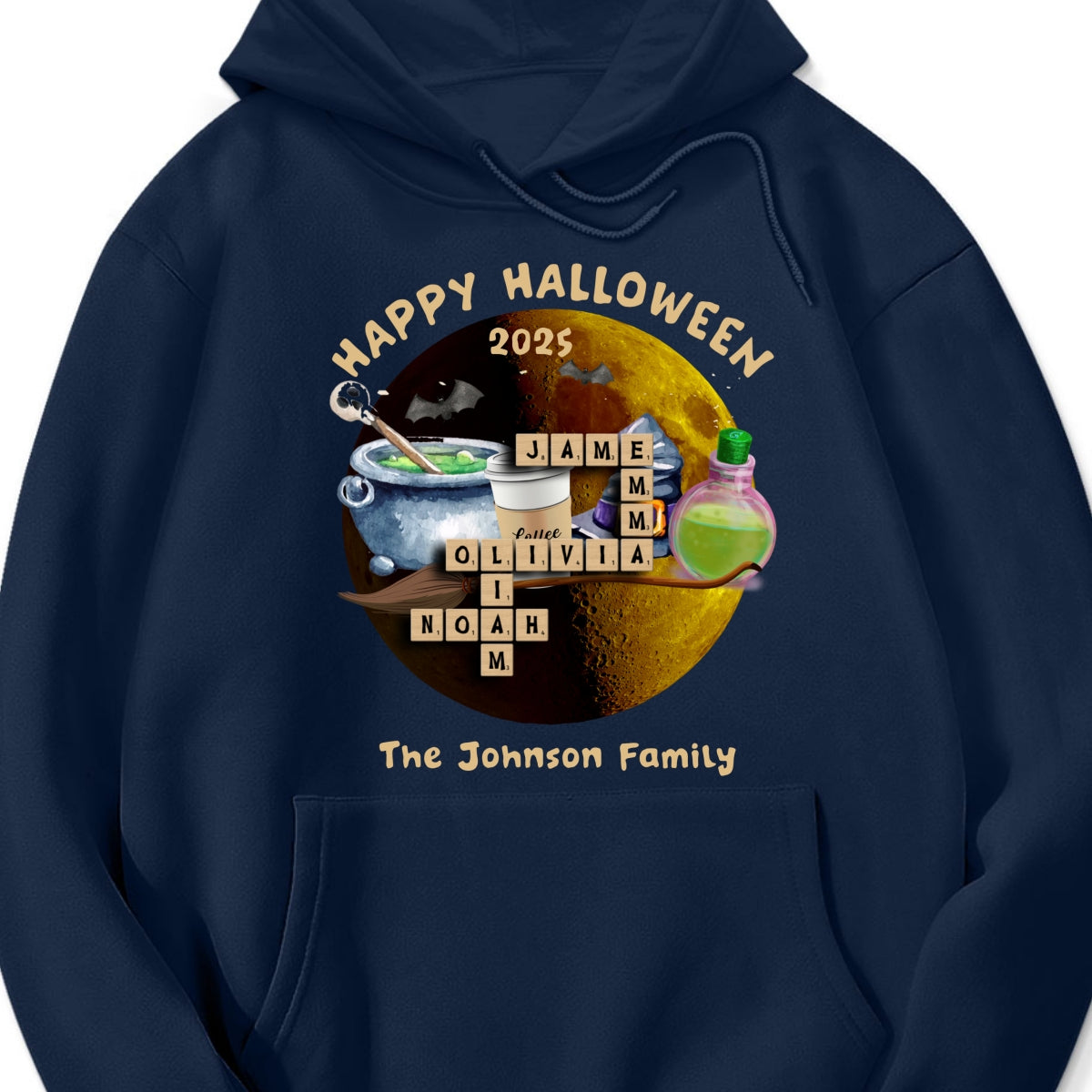 Custom Family Name Halloween Tshirt, Personalized Witch Shirt, This Witch Needs Coffee