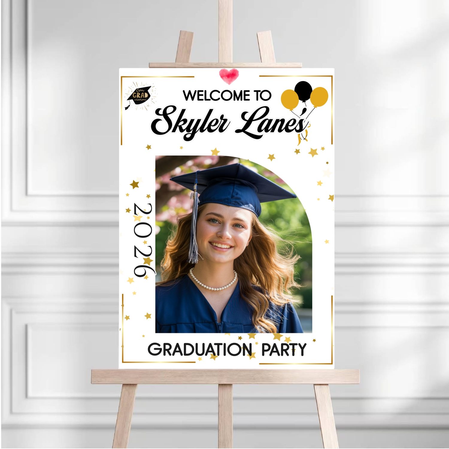 Personalized Graduation Party Welcome Sign Posters customall