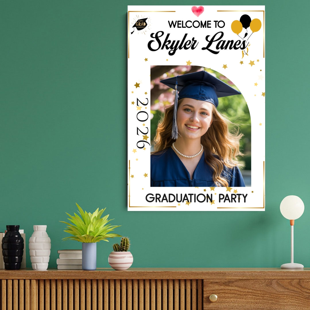 Personalized Graduation Party Welcome Sign Posters customall