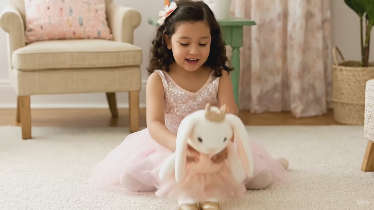 Bearington Brise the Ballerina Bunny – 16” Stuffed Animal Plush Doll with Gift Box | Perfect Dance Recital & Birthday Gift for Girls