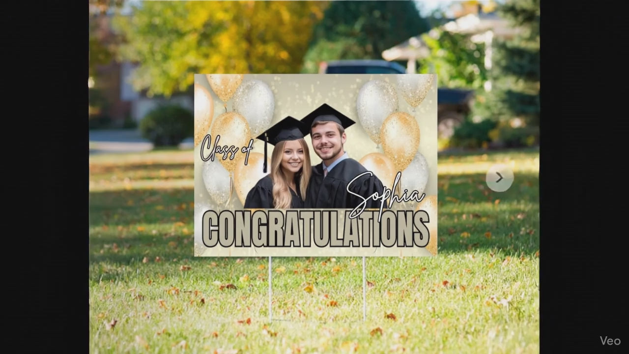 Customize Graduation Yard Sign – Honoring the Class of 2025