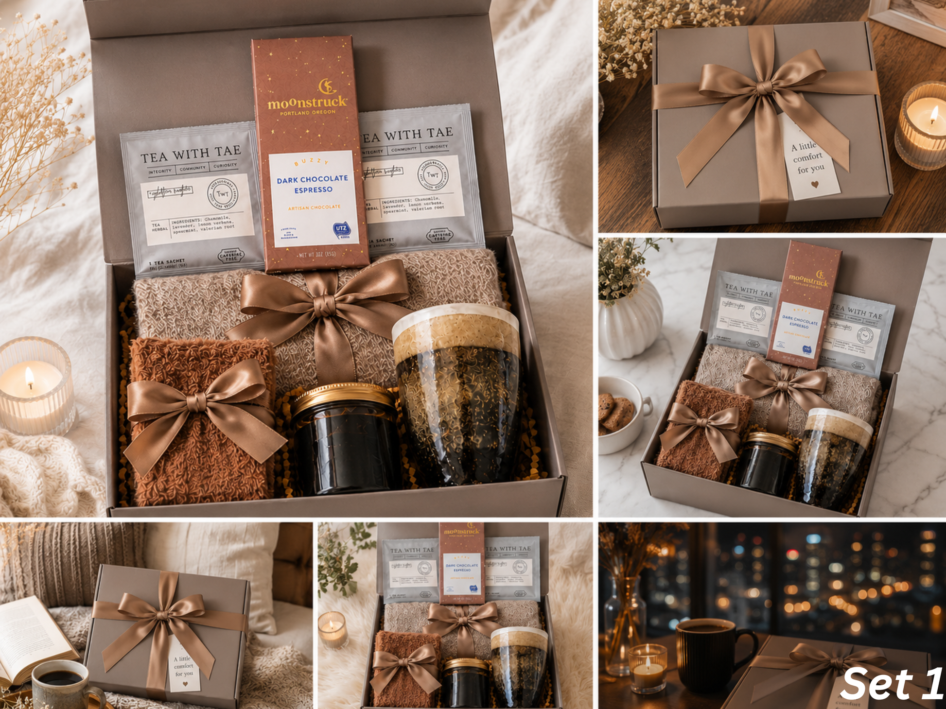 Gift Box for Him, Cozy Self Care Basket for Men, Relaxation Gift Set, Birthday Gift for Men Boyfriend Husband Dad, Care Package for Him Lichi Gifts