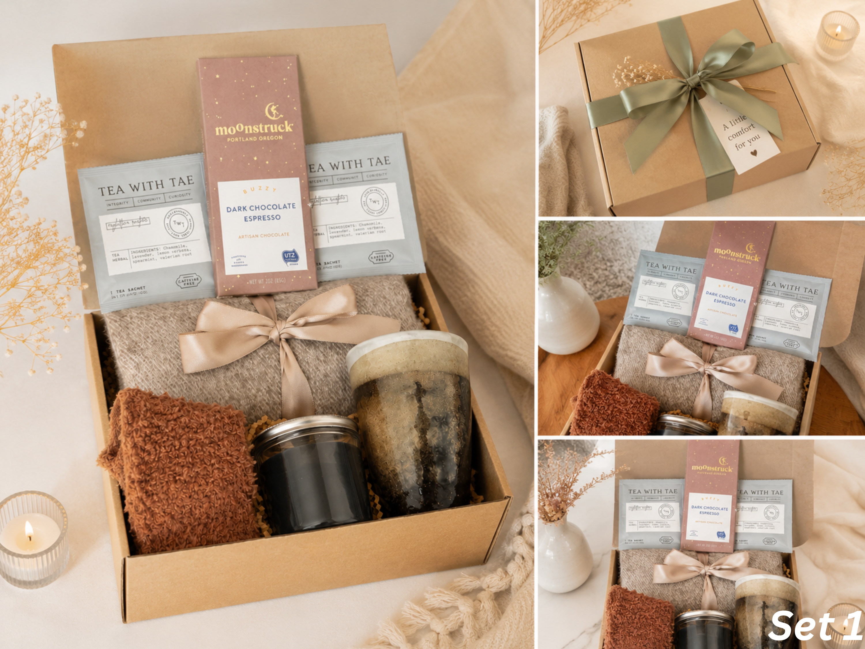 Gift Box for Him, Cozy Self Care Basket for Men, Relaxation Gift Set, Birthday Gift for Men Boyfriend Husband Dad, Care Package for Him Lichi Gifts